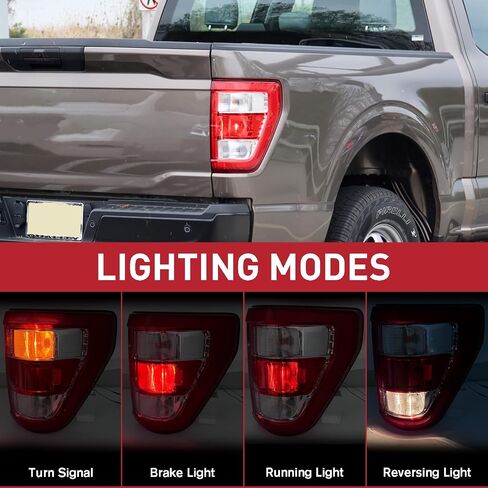 مجموعة المصباح الخلفي للضوء الهالوجين متوافق مع Ford F150 F-150 XL 2021 2022 2023 على جانب الركاب الأيمن ML3Z13404E in Saudi Arabia