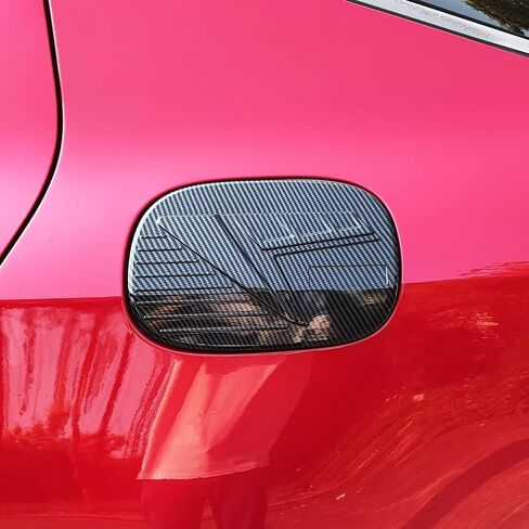 ABS ABS Carbon Carbon Carbon Cover Cover Gas Cap Fuel Firm Filler Door Trim متوافق مع Kia Stinger 2018-2023 الملحقات in Saudi Arabia