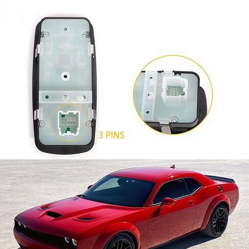 Power Window Master Switch Control Control Lifter Lifter for Dodge Challenger (Double Auto) 2015-2022 جانب السائق الأيسر الأمامي ، OE# 68183752AB ، 68183752AC ، 68183752AD ، 68183752AE ، 68183752AF ، 6832072AB in Saudi Arabia