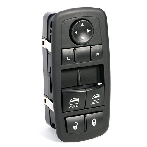 Power Window Master Switch Control Control Lifter Lifter for Dodge Challenger (Double Auto) 2015-2022 جانب السائق الأيسر الأمامي ، OE# 68183752AB ، 68183752AC ، 68183752AD ، 68183752AE ، 68183752AF ، 6832072AB in Saudi Arabia