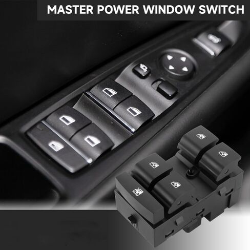 Front Left Driver Side Master Power Window Switch - Compatible for Chevrolet Sonic 2012-2016, for Chevrolet Trax 2013-2016 - Replace Part 95188244, 95460072 in Saudi Arabia