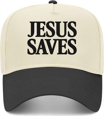 Jesus Saves Vintage Trucker Hat | Premium Snapback Baseball Hat for Men & Women in Saudi Arabia