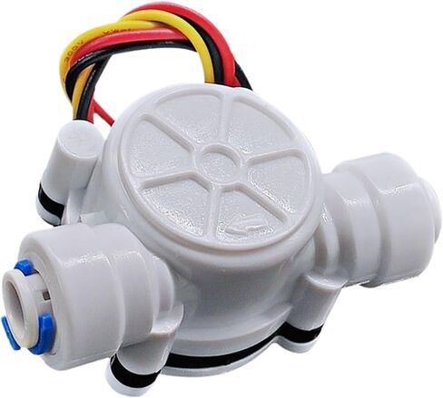 1PCS 2 Points PE Pipe Water Flow Sensor Water Dispenser Coffee Machine Pure Water Machine Liquid Hall Flow Meter in Saudi Arabia
