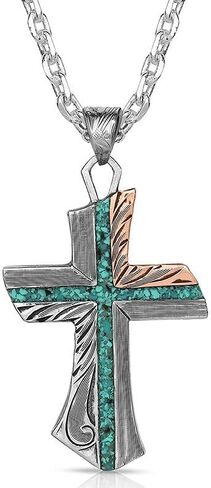 Montana Silversmiths Eternal Life Cross Necklace in Saudi Arabia