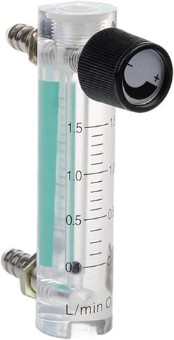 1PCS 0.1-1.5L Oxygen Air Flow Meter with Copper Connector in Saudi Arabia