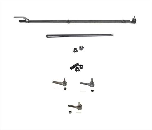 Replacement Part For 1987-1990 Jeep Wrangler Drag Link Tie Rod Rods Track Bar 6Pc Kit in Saudi Arabia