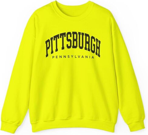 Pittsburgh Pennsylvania Adult Unisex Crewneck Sweatshirt in Saudi Arabia