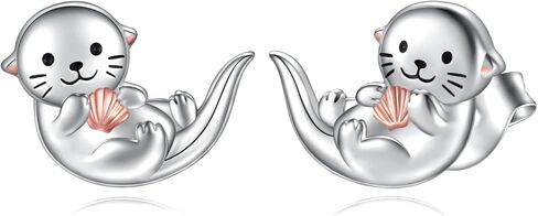 925 Sterling Silver Highland Cow Earrings Stud Hypoallergenic Jewelry Gifts for Women Cow Lover in Kuwait