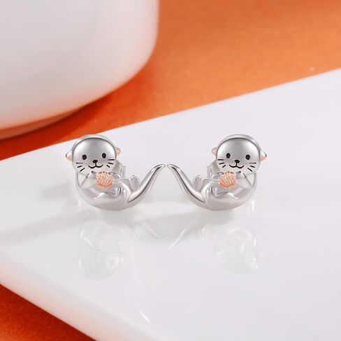 925 Sterling Silver Highland Cow Earrings Stud Hypoallergenic Jewelry Gifts for Women Cow Lover in Kuwait
