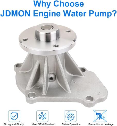 مضخة مياه محرك JDMON مع استبدال GASKET لـ NISSAN 240SX 1989-1998 ، D21 1990-1994 ، Frontier 1998-2004 ، Pickup 1995-1997 ، Xterra 2000-2004 2.4L L4 استبدال لـ AW9206 WPN059 131-2076 324-58209 in Saudi Arabia