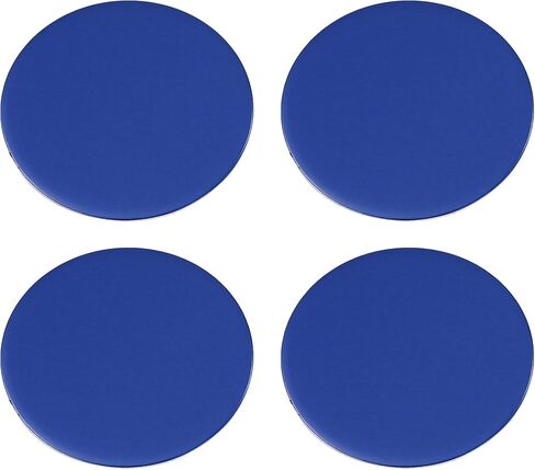 Acropix 56.5mm سيارة Universal Center Center Center Caps شارة الشارة ملصق ملصق اللمعان الأزرق - حزمة 4 in Kuwait
