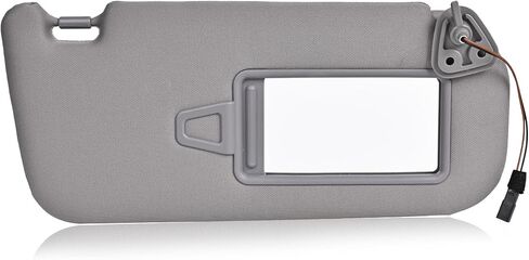 Elantra Sun Visor الإصدار الأمريكي من جانب السائق الأيسر مناسب لـ 2007-2010 Hyundai Elantra استبدال OE # 852012H0208M قماش رمادي (جانب السائق الأيسر) in Saudi Arabia
