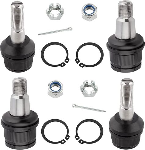 BOXI 4pcs Front Upper Lower Ball Joints for Dodge Ram 2500 3500 4WD 1994-99 / for Ford Excursion 2000-05 / F-250 F-350 Super Duty 4WD 1992-19 / F-450 F-550 Super Duty 4WD 2WD 1999-18 | K8607T K80026 in Saudi Arabia