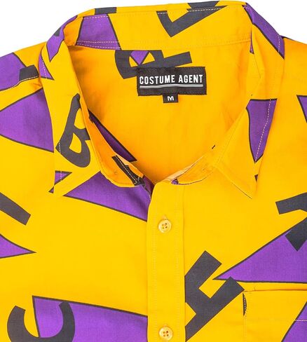البالغين للجنسين Master Roshi Character Halloween Cosplay Costume Button Down Down Sirt in Saudi Arabia