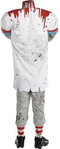 Amscan Party City City Platear Player Allusion Costume for Kids - Corror Horror Costume يشمل قميص Jersey ، والسراويل ، والجوارب - الأزياء لعيد القديسين وحفلات أعياد الميلاد والأحداث ذات الطابع in Saudi Arabia