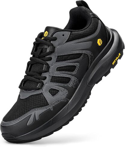 أحذية المشي لمسافات طويلة واسعة للرجال في Fitville All-Terrain Trekking Trails أحذية رياضية ماء طارد للمشي في الهواء الطلق مع دعم القوس ومقاومة للزلزان in Saudi Arabia