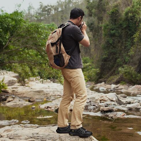 أحذية المشي لمسافات طويلة واسعة للرجال في Fitville All-Terrain Trekking Trails أحذية رياضية ماء طارد للمشي في الهواء الطلق مع دعم القوس ومقاومة للزلزان in Saudi Arabia