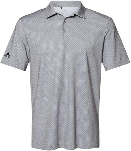 adidas - Diamond Dot Print Sport Shirt - A498 - L - Grey Three/Team Royal/Navy in Saudi Arabia