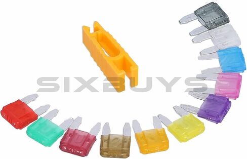 300Pcs Car Blade Fuse Assortment Assorted Kit Blade Set Auto Truck Automotive (2A/3A/5A/7.5A/10A/15A/20A/25A/30A/35A/40A) in Saudi Arabia