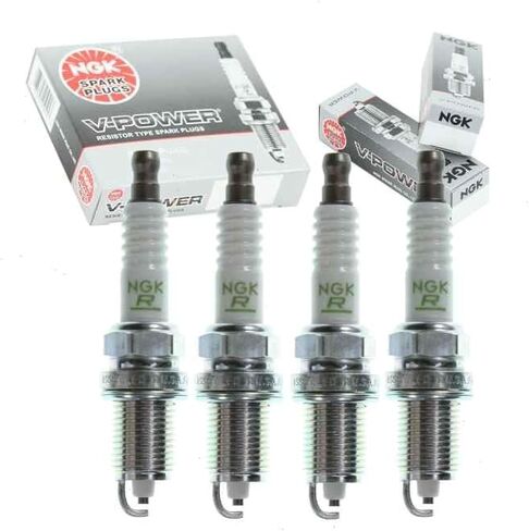 4 PC NGK V-Power Sparks Plugs متوافقة مع Kia Soul 2.0L L4 2010-2011 in Saudi Arabia
