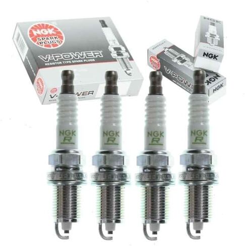 4 PC NGK V-Power Sparks Plugs متوافقة مع Kia Soul 2.0L L4 2010-2011 in Saudi Arabia