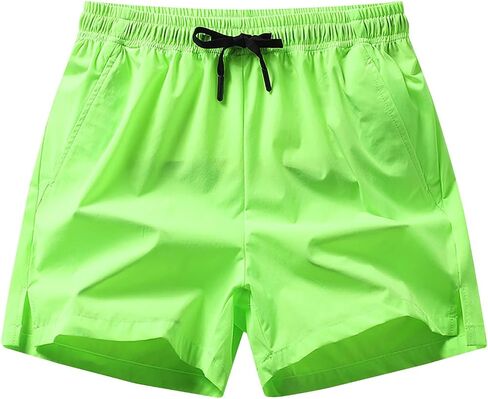 Mens Casual Shorts 5 Inch with Pocket Lightweight Drawstring Workout Athletic Short Pants Quick Dry Active-Shorts in Saudi Arabia