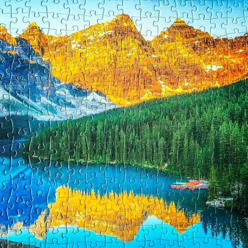 500 Piece Puzzles for Adults - Difficult Jigsaw Puzzles for Adults Challenging - Woodland Caravan Camping in Kuwait