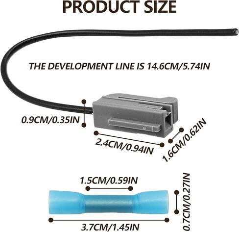 1Pcs Alternator Pigtail Connector Wiring Harness Compatible with Ford 1994-2023 Plastic Material in Kuwait