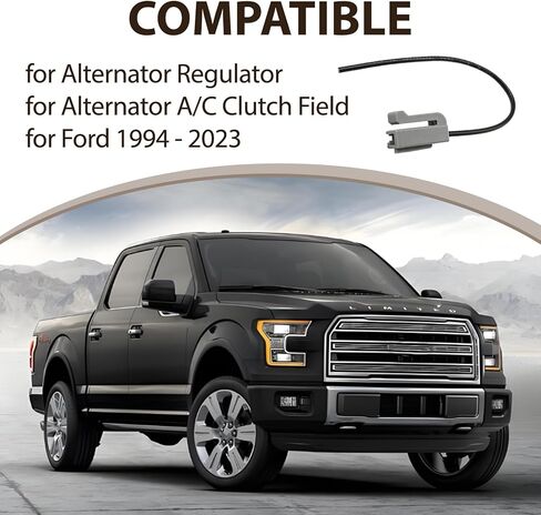 1Pcs Alternator Pigtail Connector Wiring Harness Compatible with Ford 1994-2023 Plastic Material in Kuwait