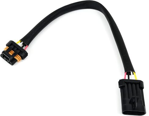 Michigan Motorsports 12" O2 Oxygen Sensor Extension Harness - Compatible with LS1 LS6 LT4 LQ9 LQ4 Engines - 4-Wire Flat Connector - Fits Camaro Firebird Corvette 5.7L & 6.2L in Saudi Arabia