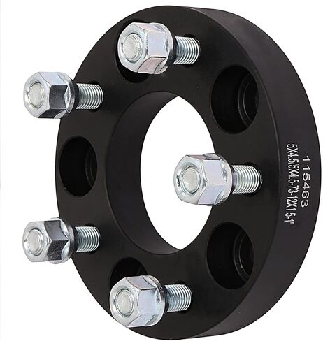 Scitoo 4pcs فواصل العجلات 1 بوصة 5x4.5 تجويف 73 مم ترصيع 12x1.5 5 محولات العجلة العجلة مناسبة مع Ford Escap in Saudi Arabia