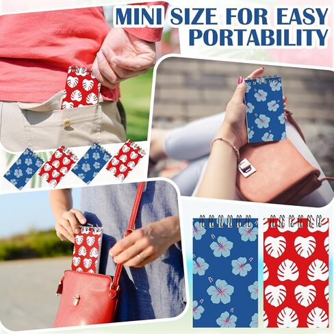 24 PCS الساحرة الساحرة MINI SPONPADS 3.9 × 2.4 بوصة الدفاتر الجيب الوردي والأخضر بالجملة ، وتفضل حفلات الساحرة 30 صفحة لكل منهما ، مناسبة لصالح حفلات عيد الميلاد ، وجوائز الكرنفال ، والمكافآت in Saudi Arabia