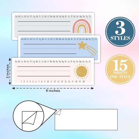 Jungle Animals Self-Adhesive Student Name Tags -Woodland Animals Name Plate Stickers for Teens -45 Pcs Funny Multipurpose Name Label Favors & Supplies for Classroom Desks Bulletin Boards School -A04 in Saudi Arabia