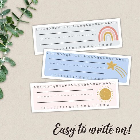 Jungle Animals Self-Adhesive Student Name Tags -Woodland Animals Name Plate Stickers for Teens -45 Pcs Funny Multipurpose Name Label Favors & Supplies for Classroom Desks Bulletin Boards School -A04 in Saudi Arabia