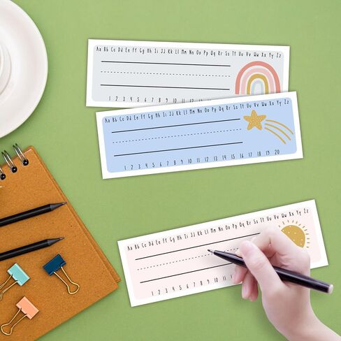 Jungle Animals Self-Adhesive Student Name Tags -Woodland Animals Name Plate Stickers for Teens -45 Pcs Funny Multipurpose Name Label Favors & Supplies for Classroom Desks Bulletin Boards School -A04 in Saudi Arabia