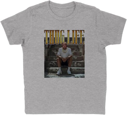 Thug Life Trump Kids T-Shirt Youth in Saudi Arabia