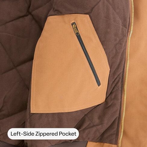 Berne Men's Heritage Duck Hooded Active Work Jacket in Kuwait