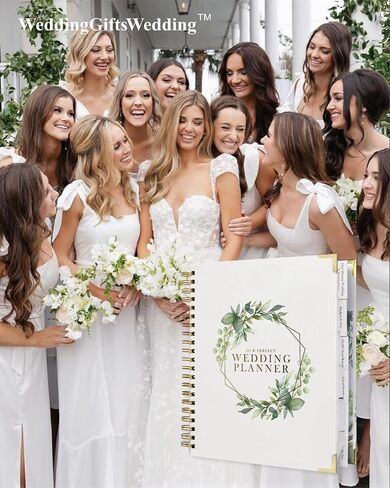 Wedding Planner for Bride,Wedding Planning Book and Organizer,Wedding Binder Book with Pockets,Perfect Engagement Gifts for Newly Enaged Couples (Autumn) in Saudi Arabia