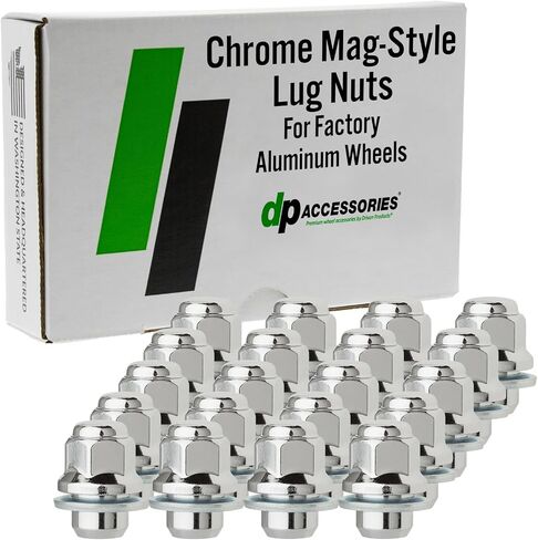DPAccessories Lug Nuts Compatible with 2019-2025 Toyota RAV4 | Black OEM Style | Factory Aluminum Wheels Only | Set of 20 Wheel Nuts | DTORAV05F-BK/1 in Saudi Arabia