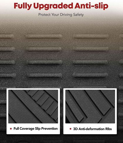 YHTAUTO Floor Mats Compatible with Tesla Cybertruck 2024 2025, TPE All Weather Car Mats Anti-Slip Odorless Floor Liner, Cybertruck Accessories Floor Mats Frunk Mat Sub Trunk Mat Bed Mat 6 Pcs in Saudi Arabia