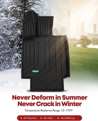 YHTAUTO Floor Mats Compatible with Tesla Cybertruck 2024 2025, TPE All Weather Car Mats Anti-Slip Odorless Floor Liner, Cybertruck Accessories Floor Mats Frunk Mat Sub Trunk Mat Bed Mat 6 Pcs in Saudi Arabia