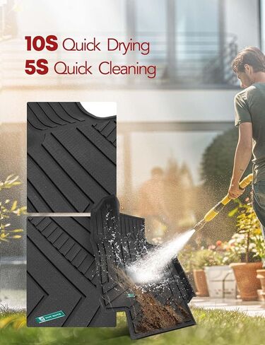 YHTAUTO Floor Mats Compatible with Tesla Cybertruck 2024 2025, TPE All Weather Car Mats Anti-Slip Odorless Floor Liner, Cybertruck Accessories Floor Mats Frunk Mat Sub Trunk Mat Bed Mat 6 Pcs in Saudi Arabia