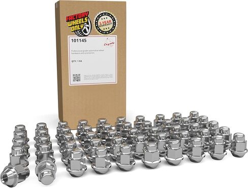 عجلات ملحقات أجزاء 60 PCS M12x1.5 12x1.5 Thread OEM Style Lug Nuts 1.38 "Long Chrome 13/16" in Saudi Arabia