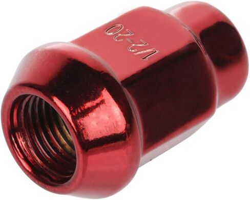 Scitoo 23pcs 1/2 "-20 Wheel Lug Nuts Nuts Lug Lug Bumping لـ Cherokee لـ Comanche لـ Commander for Grand Cherokee لـ Jeepster for Liberty for Scramler for Wrangler Oem Factory Red in Saudi Arabia