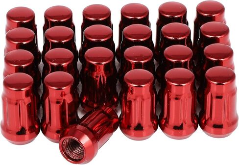 Scitoo 20pcs M12x1.5 عجلات العروة المكسرات M12x1.5 ترصيع العجلة الحمراء Lug Nut Fit for Express 1500 ، لـ F-150 ، لـ K1500 ، من أجل K1500 Suburban ، لـ Navigator ، من أجل Outlook ، من أجل QX80 ، لـ Savana 1500 in Saudi Arabia