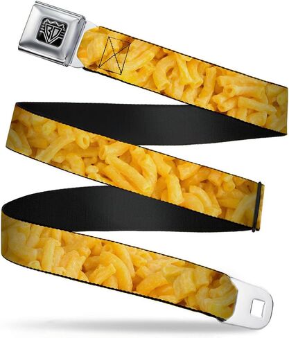 Buckle-Down Seatbelt Belt - Mac & Cheese Vivid - 1.0" Wide - 20-36 Inches in Length in Saudi Arabia