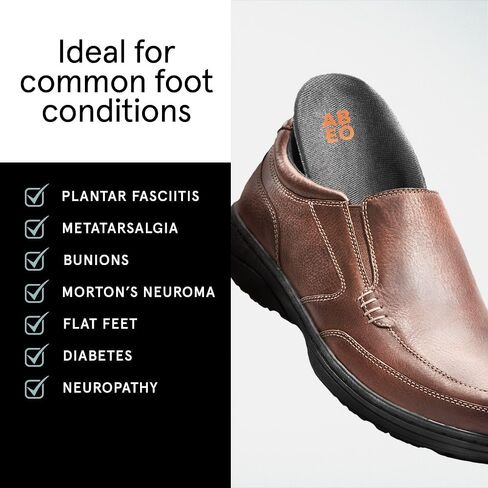 ABEO Total Support Metatarsal Insoles for Women | Plantar Fasciitis | Orthotics | Orthotic Inserts | Metatarsalgia | Black 7 Medium in Saudi Arabia