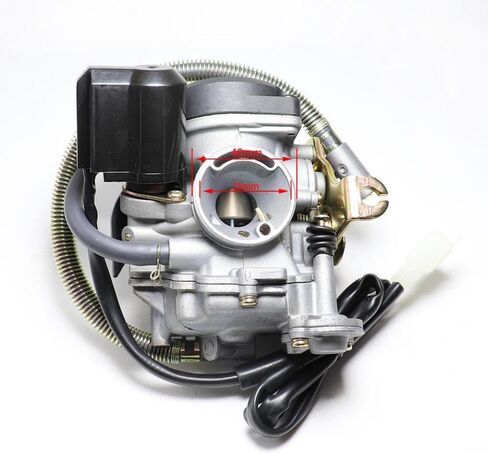 18mm PD18J Carburetor لـ GY6 50CC SCOOTER MOPED 139QMB 139QMA المتوافقة مع ATV Quads GO-Kart BUGGY in Saudi Arabia
