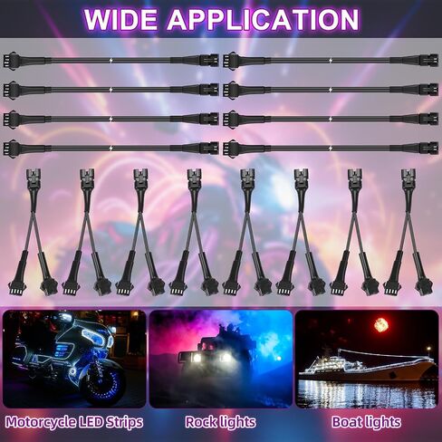 Kanayu 16pcs 60inch 4 pin extension و 2 way y spinit in Saudi Arabia