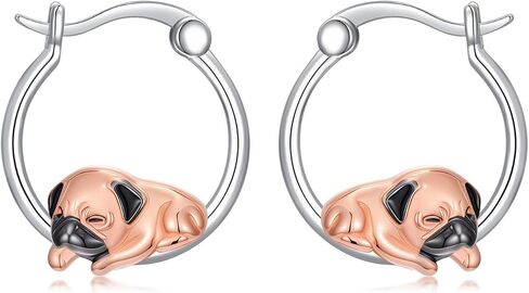 TRISHULA Turtle Earrings 925 Sterling Silver Tortoise Hoop Earrings Turtle Hoop Huggie Earrings Sea Animal Earrings Sea Turtle Jewelry for Women Gifts in Saudi Arabia